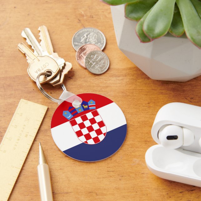Porte-clés Drapeau de Croatie (Bureau)