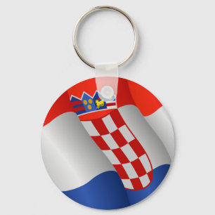 Porte-clés Drapeau de Croatie porte - clé