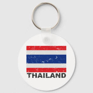 Porte-clés Drapeau de cru de la Thaïlande