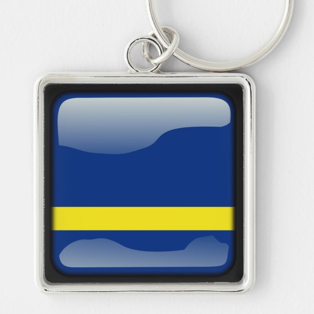 Porte-clés Drapeau de Curaçao (Devant)