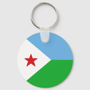Porte-clés Drapeau de Djibouti