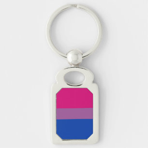 Porte-clés Drapeau de fierté bisexuelle