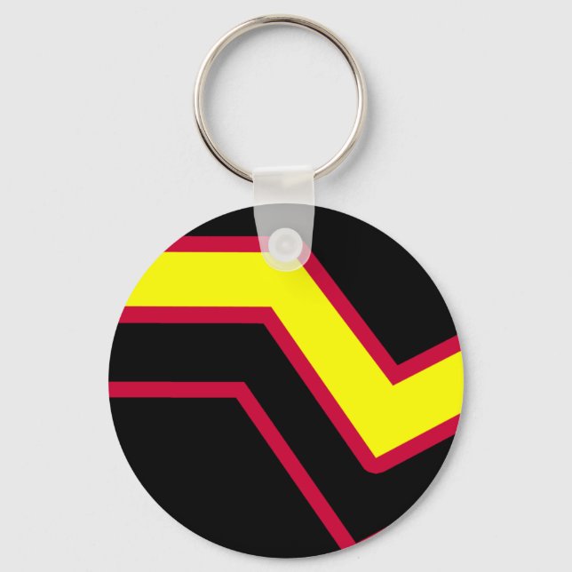 Porte-clés Drapeau de fierté en caoutchouc / latex (Recto)