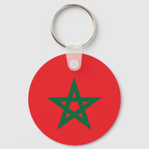 Porte-clés Drapeau de football du Maroc