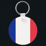 Porte-clés Drapeau de France<br><div class="desc">Drapeau de France - Tricolore de bleu,  blanc et rouge.</div>
