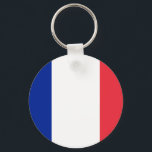 Porte-clés Drapeau de France<br><div class="desc">Drapeau de France - Tricolore de bleu,  blanc et rouge.</div>