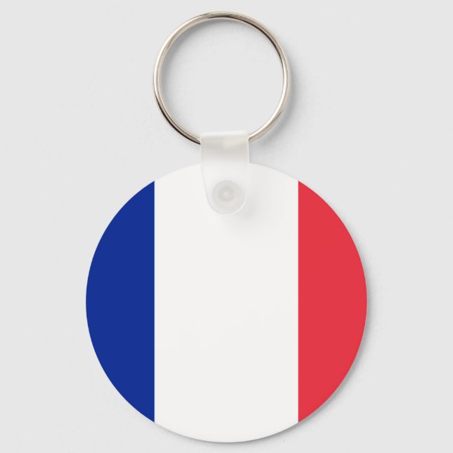 Porte-clés Drapeau de France (Recto)