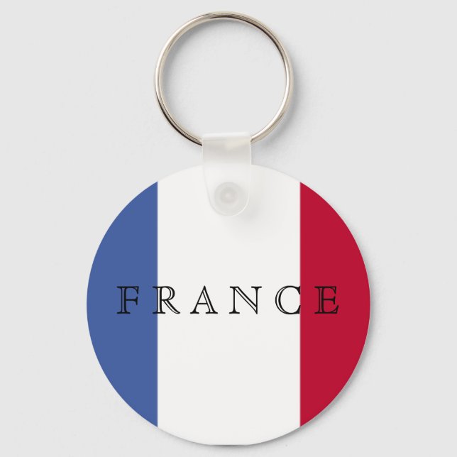 Porte-clés Drapeau de France Porte - clé (Recto)