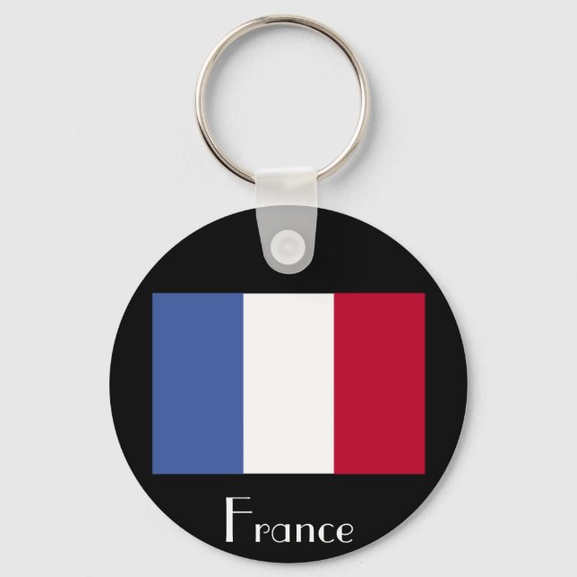 Porte-clés Drapeau de France Porte - clé (Recto)