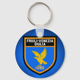 Porte-clés Drapeau de Friuli-Venezia Giulia