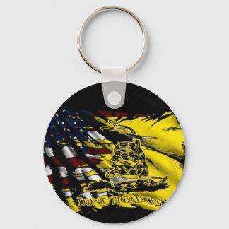 Porte-clés Drapeau De Gadsden - Liberté Ou Mort