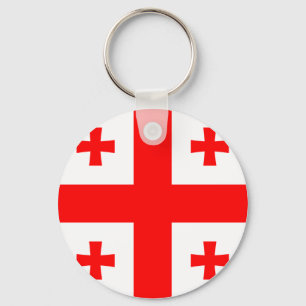 Porte-clés Drapeau de Géorgie