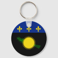Drapeau de Guadeloupe porte - clé