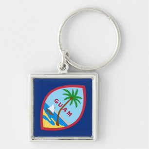 Porte-clés Drapeau de Guam