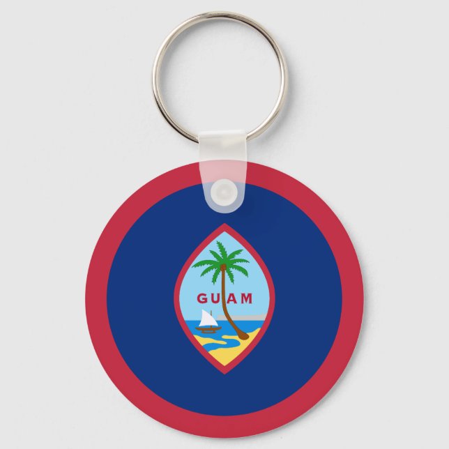 Porte-clés Drapeau de Guam (Recto)