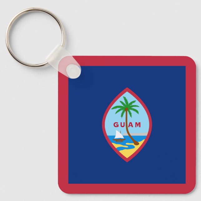 Porte-clés Drapeau de Guam (Recto)