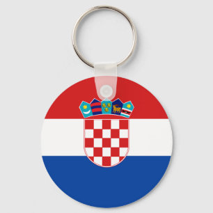 Porte-clés Drapeau de haute qualité de la Croatie