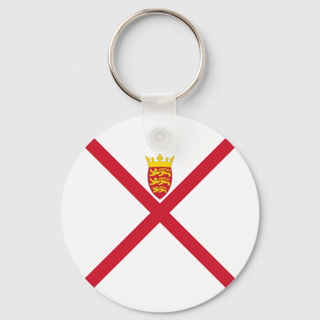 Porte-clés Drapeau de Jersey (Recto)