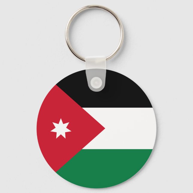 Porte-clés Drapeau de Jordanie (Recto)