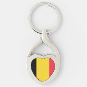 Porte-clés Drapeau de la Belgique