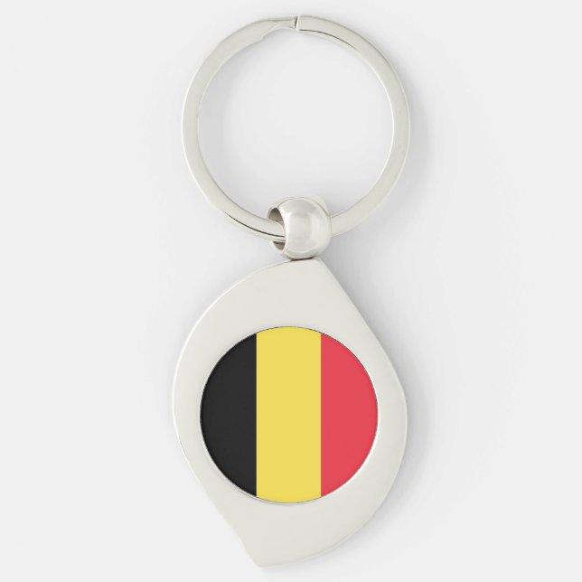 Porte-clés Drapeau de la Belgique (Devant)