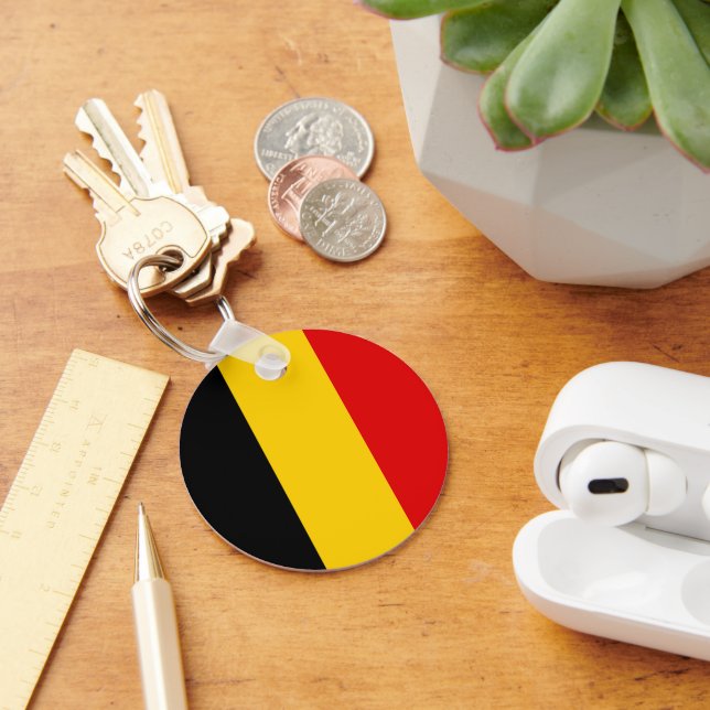 Porte-clés drapeau de la Belgique (Bureau)