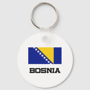 Porte-clés Drapeau de la Bosnie