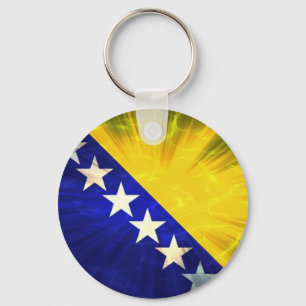 Porte-clés Drapeau de la Bosnie-Herzégovine