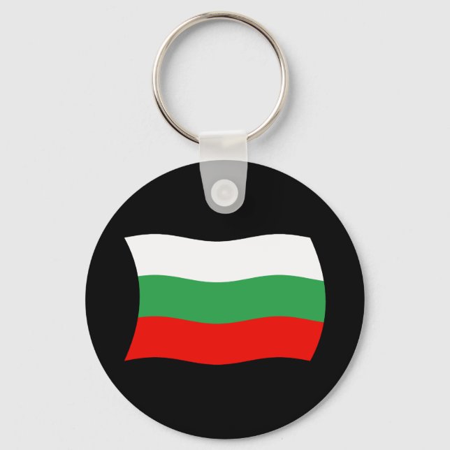 Porte-clés Drapeau de la Bulgarie (Recto)