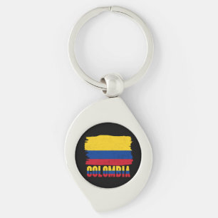Porte-clés Drapeau de la Colombie cool