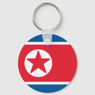 Porte-clés Drapeau de la Corée du Nord