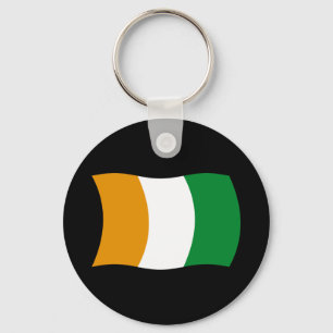 Porte-clés Drapeau de la Côte d'Ivoire