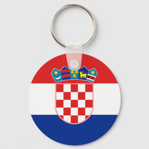 Porte-clés Drapeau de la Croatie