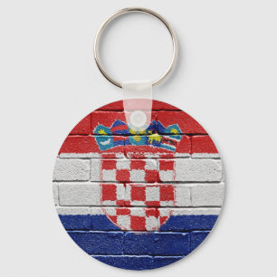 Porte-clés Drapeau de la Croatie