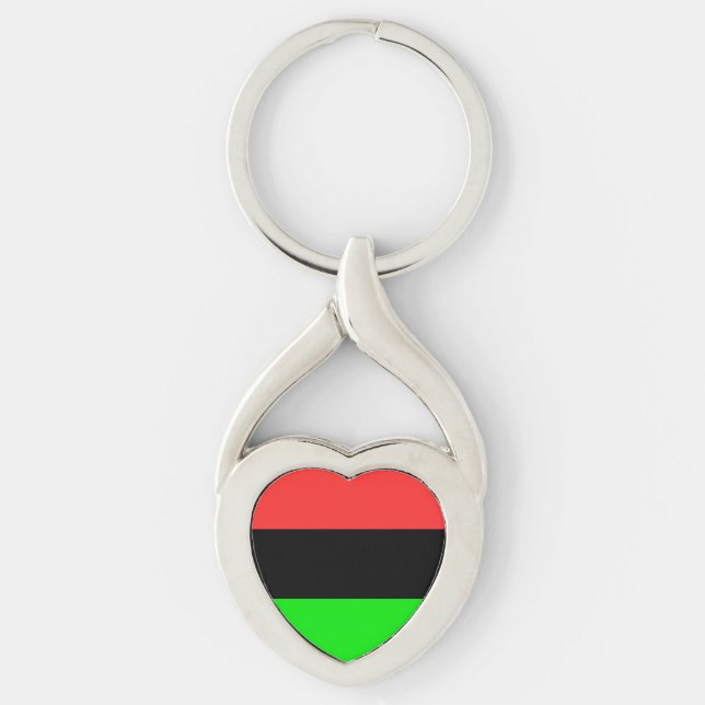 Porte-clés Drapeau de la diaspora afro-américaine  (Devant)