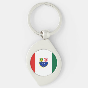 Porte-clés Drapeau de la Fédération de Bosnie-Herzégovine