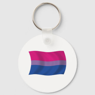 Porte-clés Drapeau de la fierté bisexuelle