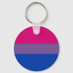 Porte-clés Drapeau de la fierté bisexuelle