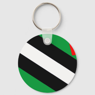 Porte-clés Drapeau de la Fierté de cuir Boi