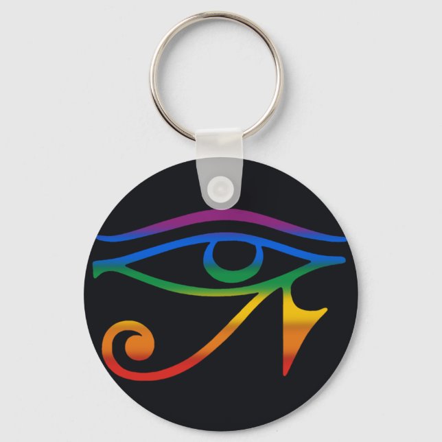 Porte-clés Drapeau de la fierté gay goth (Recto)