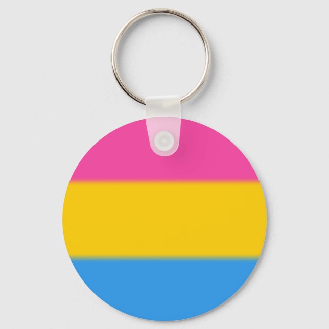 Porte-clés Drapeau de la fierté Pansexual Falln (Recto)