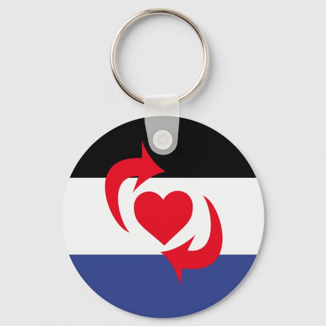 Porte-clés Drapeau de la fierté Switch (Recto)