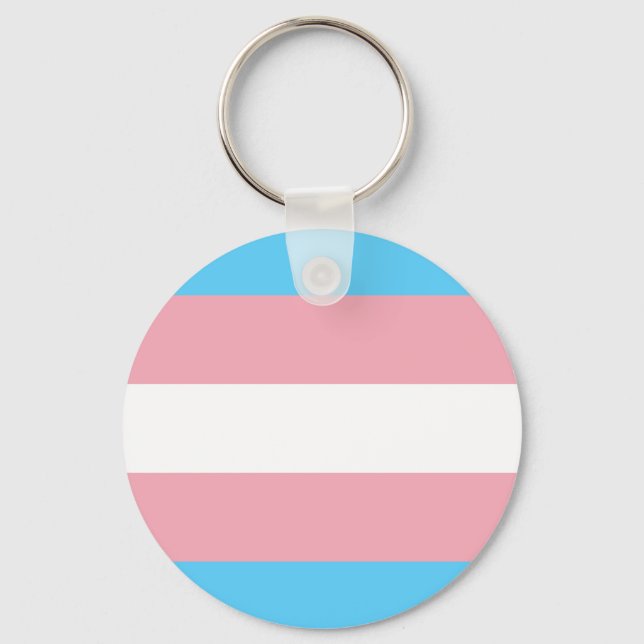 Porte-clés Drapeau de la fierté transgenre - LGBT Rainbow (Recto)