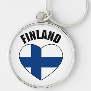 Porte-clés Drapeau de la Finlande