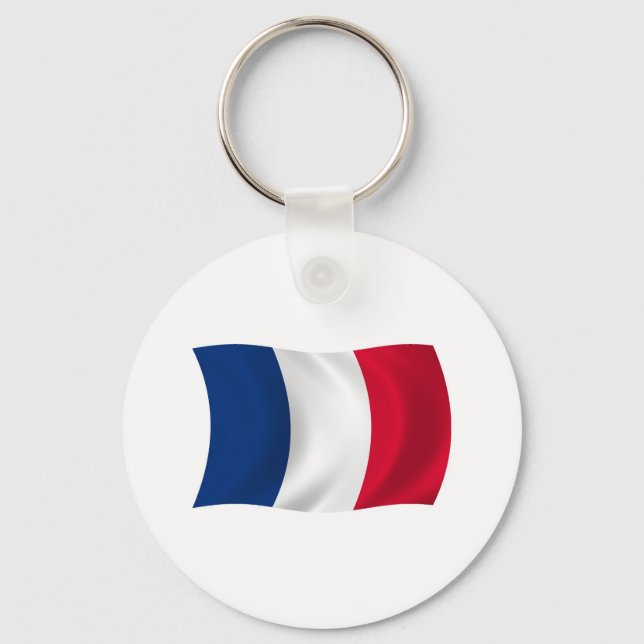 Porte-clés Drapeau de la France (Recto)