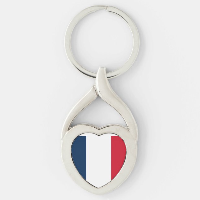 Porte-clés Drapeau de la France (Devant)