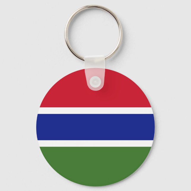 Porte-clés Drapeau de la Gambie (Recto)