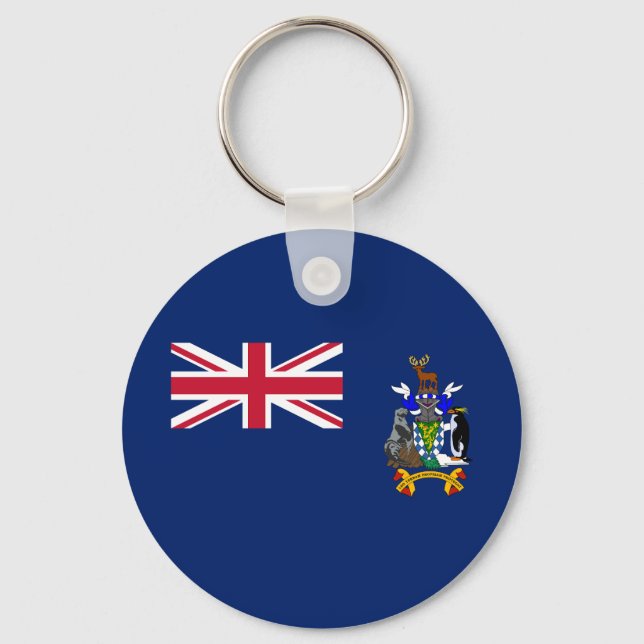 Porte-clés Drapeau de la Géorgie du Sud et des îles Sandwich  (Recto)
