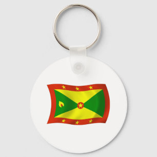 Porte-clés Drapeau de la Grenade