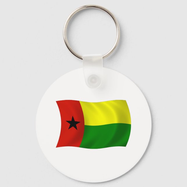 Porte-clés Drapeau de la Guinée-Bissau (Recto)